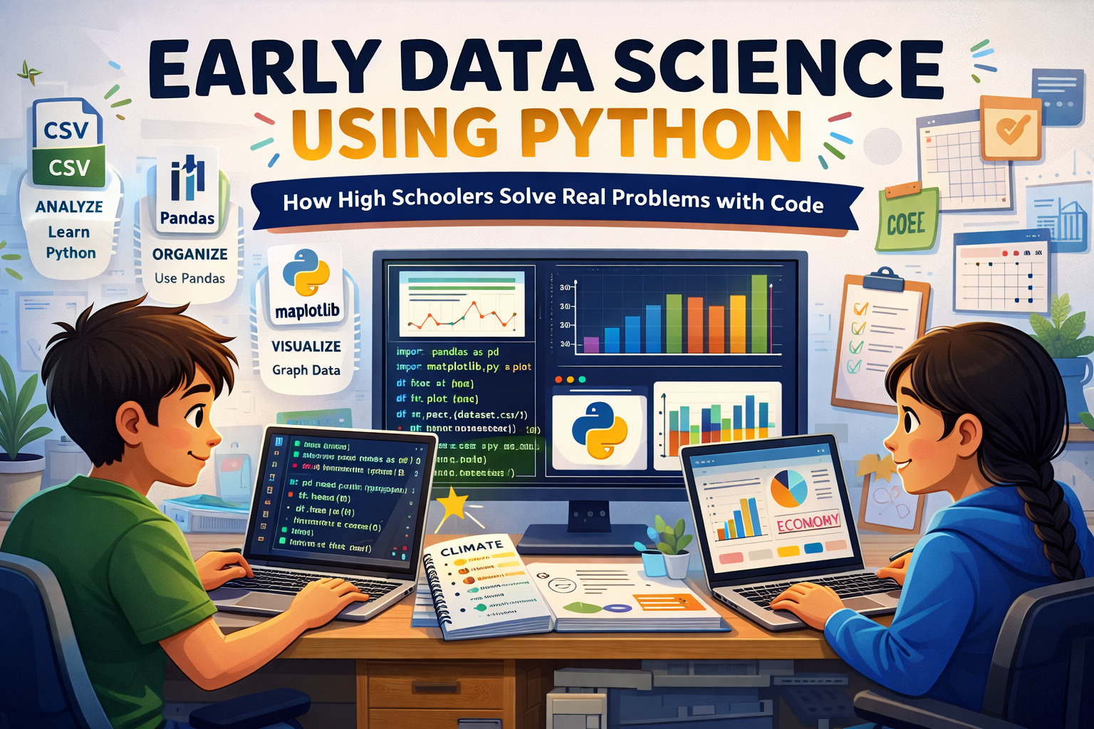 The Data Science Edge: How High Schoolers Use Python for Science Projects